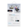 Uniq стекло для iPhone 16 Pro OPTIX Anti-Reflective Clear/Black (+installer)