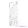 Чехол Guess Marble Collection Hard для iPhone 11 Pro Max, белый