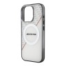 AMG для iPhone 16 Pro Max чехол PC/TPU Double layer Rhombs White/Red (MagSafe)