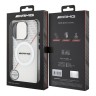 AMG для iPhone 16 Pro Max чехол PC/TPU Double layer Rhombs White/Red (MagSafe)
