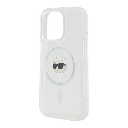Karl Lagerfeld для iPhone 16 Pro чехол PC/TPU NFT Karl прозрачный (MagSafe)