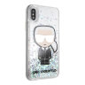 Чехол Karl Lagerfeld Liquid Glitter Iconic Karl Hard Iridescent для iPhone XS Max