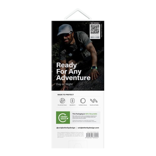 Uniq для Apple Watch 42/41/40 mm ремешок STRIDE SE FKM Rubber Lume