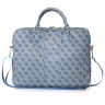 Guess для ноутбуков 15" сумка 4G Bag with Big metal logo Blue