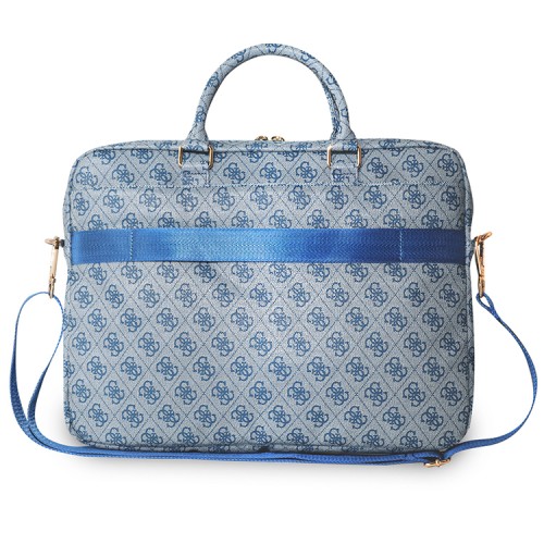 Guess для ноутбуков 15" сумка 4G Bag with Big metal logo Blue