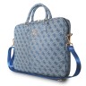 Guess для ноутбуков 15" сумка 4G Bag with Big metal logo Blue