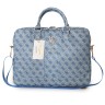Guess для ноутбуков 15" сумка 4G Bag with Big metal logo Blue