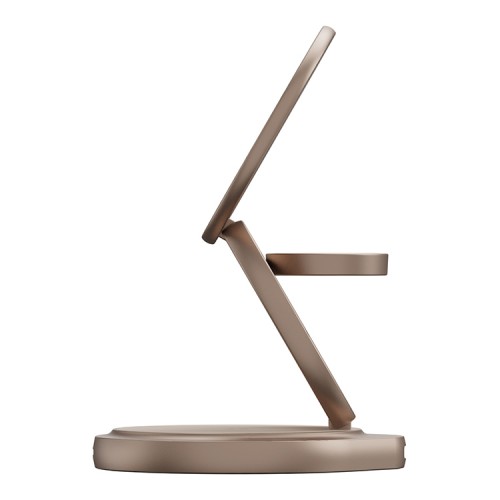 Energea Беспроводное СЗУ Bazic GoMag GYRE 3-in-1 magnetic foldable 360 rotating 15W Gold