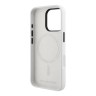 Karl Lagerfeld для iPhone 16 Pro Max чехол Liquid Silicone NFT Graffiti Karl Ikonik Hard White (MagSafe)