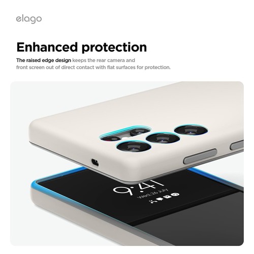 Elago для Galaxy S25 Ultra чехол GLIDE (tpu+pc) Stone/Medium Grey (Magnetic)