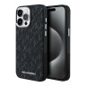 Karl Lagerfeld для iPhone 15 Pro Max чехол PC/TPU Script pattern Black (MagSafe)