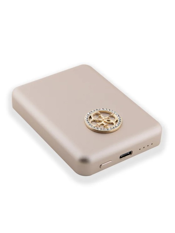 Guess внешний аккумулятор MagSafe для телефона, 4G Diamond logo 3000 mAh 5W Gold