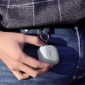 Силиконовый чехол Elago Silicone Hang case для Galaxy Buds 2/Live/Pro, прозрачный матовый