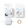 Силиконовый чехол Elago Silicone Hang case для Galaxy Buds 2/Live/Pro, прозрачный матовый