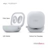 Силиконовый чехол Elago Silicone Hang case для Galaxy Buds 2/Live/Pro, прозрачный матовый