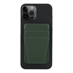 Бумажник Uniq LYFT Magnetic с функцией подставки, зеленый
