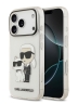 Karl Lagerfeld для iPhone 17 Pro Max чехол IML NFT Karl & Choupette Hard Glitter Transparent