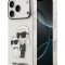 Karl Lagerfeld для iPhone 17 Pro Max чехол IML NFT Karl & Choupette Hard Glitter Transparent