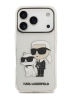 Karl Lagerfeld для iPhone 17 Pro Max чехол IML NFT Karl & Choupette Hard Glitter Transparent
