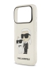 Karl Lagerfeld для iPhone 17 Pro Max чехол IML NFT Karl & Choupette Hard Glitter Transparent