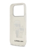 Karl Lagerfeld для iPhone 17 Pro Max чехол IML NFT Karl & Choupette Hard Glitter Transparent