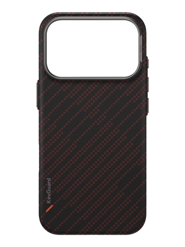 Uniq для iPhone 17 Pro чехол KEVA EDGE Full Kevlar Rust Orange (MagSafe)