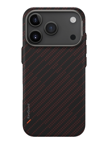 Uniq для iPhone 17 Pro чехол KEVA EDGE Full Kevlar Rust Orange (MagSafe)