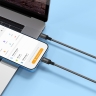 HOCO кабель X14 Double speed PD20W charging data cable iPhone (1 метр) Black