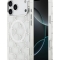 Karl Lagerfeld для iPhone 17 Pro чехол IML KL Monogram Metal camera Hard White (MagSafe)
