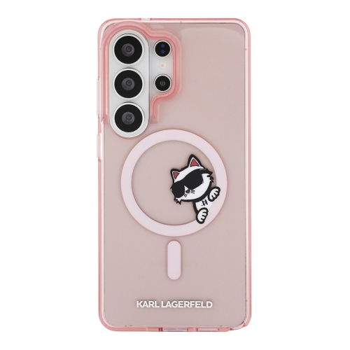 Karl Lagerfeld для Galaxy S26 Ultra чехол IML Sketch Choupette Hard Pink (MagSafe)