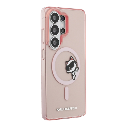 Karl Lagerfeld для Galaxy S26 Ultra чехол IML Sketch Choupette Hard Pink (MagSafe)