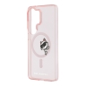 Karl Lagerfeld для Galaxy S26 Ultra чехол IML Sketch Choupette Hard Pink (MagSafe)