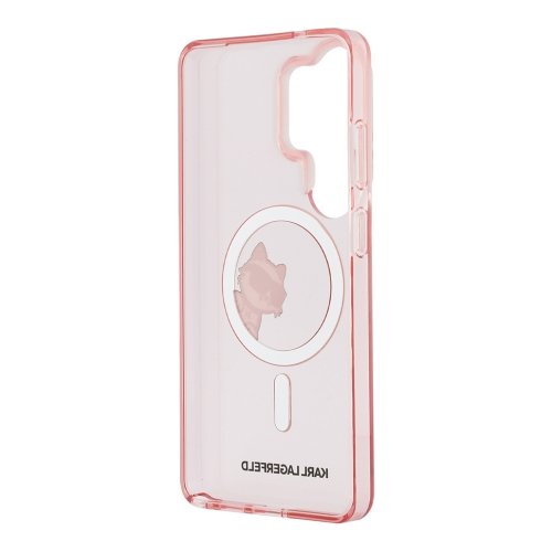 Karl Lagerfeld для Galaxy S26 Ultra чехол IML Sketch Choupette Hard Pink (MagSafe)