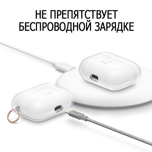 Чехол Elago Clear Hang case для AirPods Pro, прозрачный