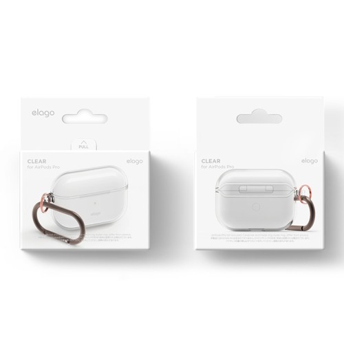 Чехол Elago Clear Hang case для AirPods Pro, прозрачный