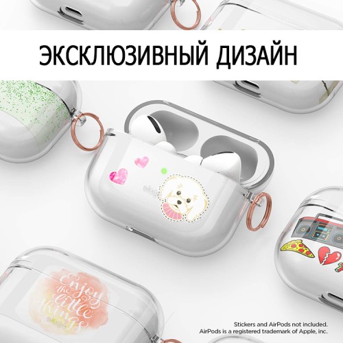 Чехол Elago Clear Hang case для AirPods Pro, прозрачный