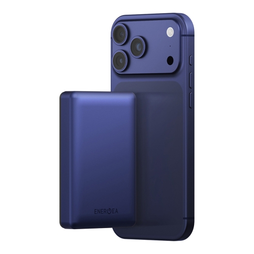 Energea АКБ AluPac 10K (CCC), 10000W MagSafe 15W USB-C 20W Ultra Light Aluminium Blue
