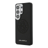 Karl Lagerfeld для Galaxy S26 Ultra чехол PU Perforated Round logo Metal camera Hard Black (MagSafe)