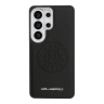 Karl Lagerfeld для Galaxy S26 Ultra чехол PU Perforated Round logo Metal camera Hard Black (MagSafe)