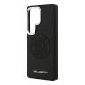 Karl Lagerfeld для Galaxy S26 Ultra чехол PU Perforated Round logo Metal camera Hard Black (MagSafe)