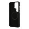 Karl Lagerfeld для Galaxy S26 Ultra чехол PU Perforated Round logo Metal camera Hard Black (MagSafe)