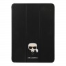 Чехол Lagerfeld PU Saffiano Karl head Folio для iPad Pro 12.9 (2022/21), черный