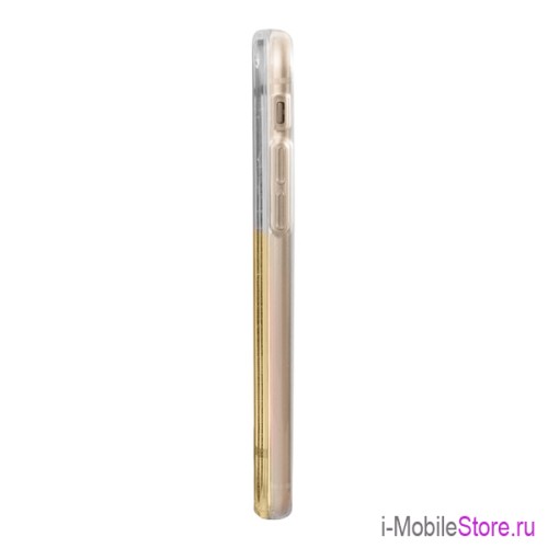 Чехол Guess Glitter Palm Spring для iPhone 7/8/SE 2020, золотой