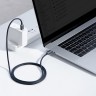 Кабель Baseus Crystal Shine Series Fast Charging Data Cable Type-C на Type-C 100W (1.2 м), черный