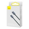 Кабель Baseus Crystal Shine Series Fast Charging Data Cable Type-C на Type-C 100W (1.2 м), черный