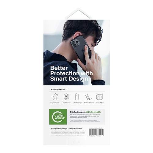 Uniq для iPhone 15 чехол Combat White
