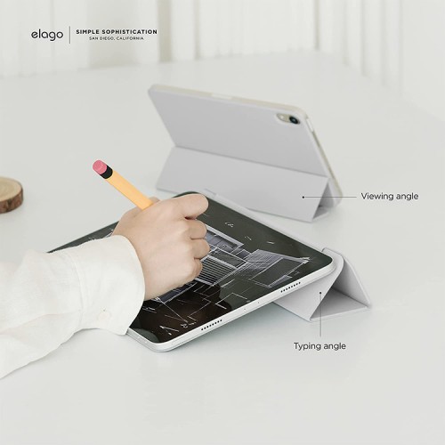 Elago для iPad 10.9 (2022 10th) чехол Magnetic Folio Light Grey