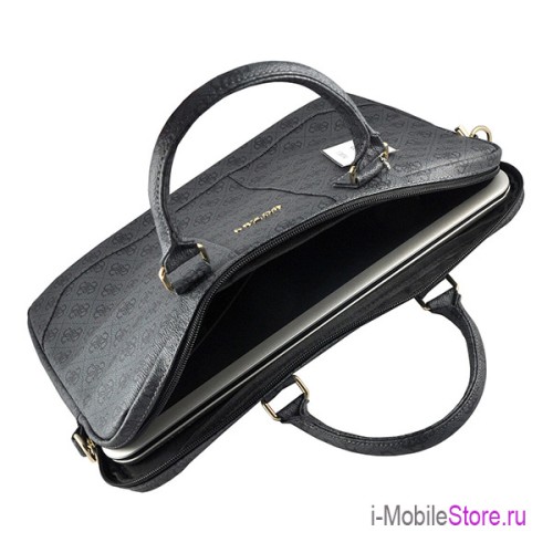 Сумка Guess 4G Uptown Bag для ноутбука до 15 дюймов, серая