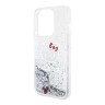 Hello Kitty для iPhone 14 Pro Max чехол Liquid Glitter Kitty Head Hard Translucent