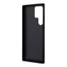 Karl Lagerfeld для Galaxy S23 Ultra чехол PU Saffiano Monogram Metal Plate logo Hard Black